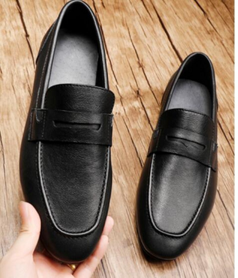 Peans Shoes Men Genuine Leather Soft Sole Driving Loafers Classic Casual Shoes Mens Wedding Dress Shoe, Black
Peans Shoes Men Genuine Leather Soft Sole Driving Loafers Classic Casual Shoes Mens Wedding Dress Shoe, Black