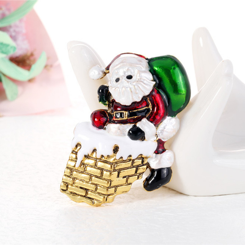 Holiday Santa Claus Model Corsage Brooch Alloy Drop Oil Chimney Christmas Lapel Pins Clothes Badges Bag Sweater Shirt Clothing Ornaments Wholesale European
Holiday Santa Claus Model Corsage Brooch Alloy Drop Oil Chimney Christmas Lapel Pins Clothes Badges Bag Sweater Shirt Clothing Ornaments Wholesale European