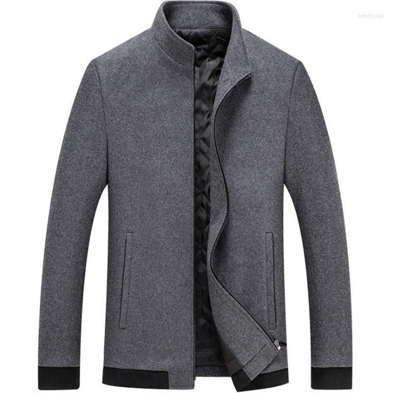 Men's Wool & Blends Business Casual Woolen Coat Solid Color Zipper Jackets Winter Fashion Male Overcoat High Quality Kend22, Black
Men's Wool & Blends Business Casual Woolen Coat Solid Color Zipper Jackets Winter Fashion Male Overcoat High Quality Kend22, Black