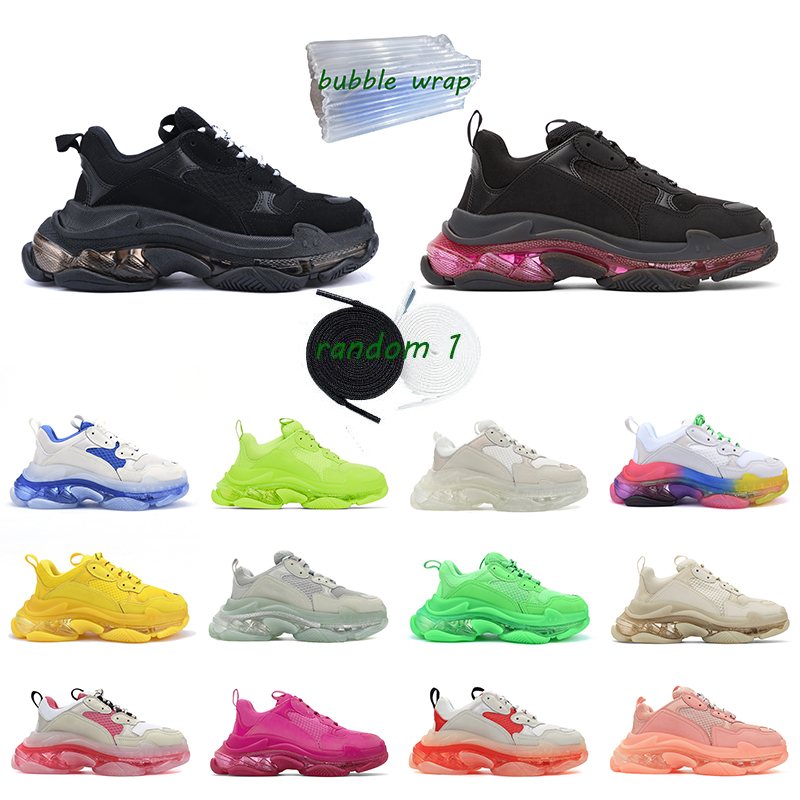 Triple S clear sole Casual Shoes Bubble Midsole Black White Green Men women Platform sports Sneakers Trainers, #5
Triple S clear sole Casual Shoes Bubble Midsole Black White Green Men women Platform sports Sneakers Trainers, #5
