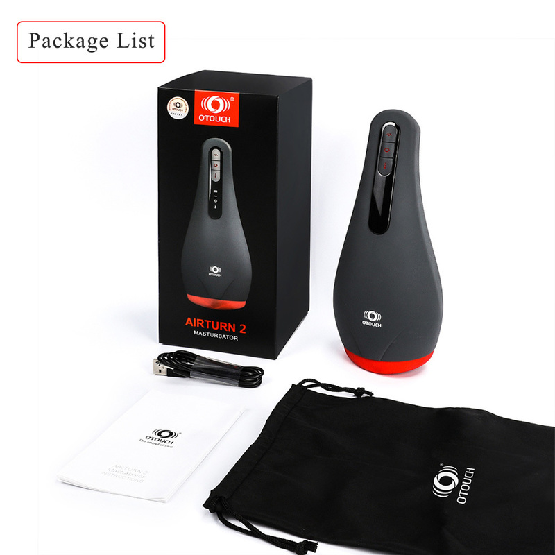 Otouch Airturn Male Sucking Masturbators 3 in 1 Vibrator Rotation Heating Mouth Blowjob Masturbation Sex Toys for Men Adults 18 220330