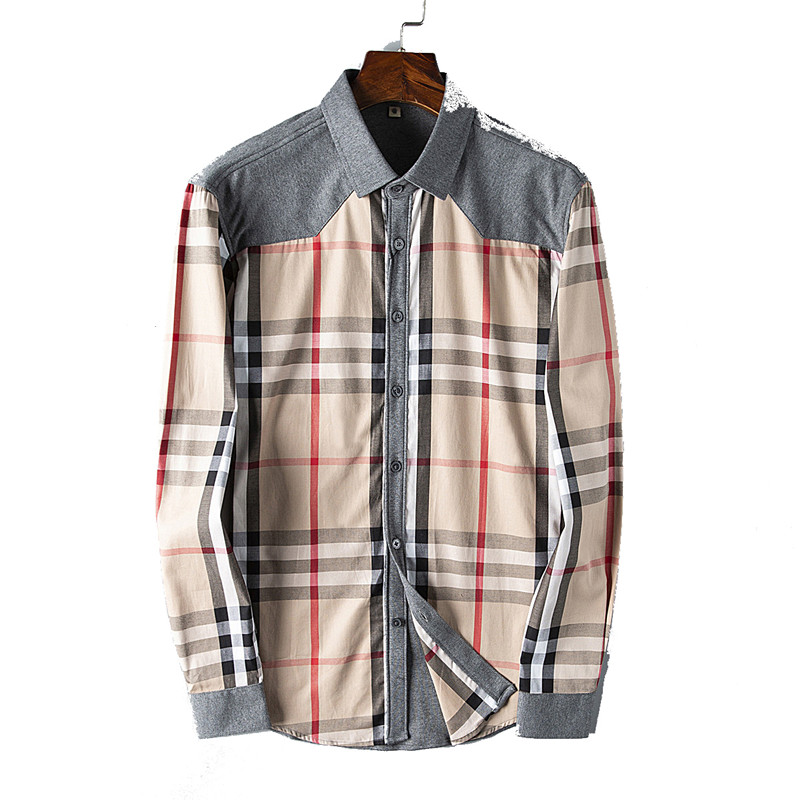 Designers Mens Dress Shirts Business Fashion Casual Classic bberry Sleeve Shirt Brands Men Spring Slim Fit chemises marque Clothing stylist luxury Clothes M-4XL#29, 41
Designers Mens Dress Shirts Business Fashion Casual Classic bberry Sleeve Shirt Brands Men Spring Slim Fit chemises marque Clothing stylist luxury Clothes M-4XL#29, 41