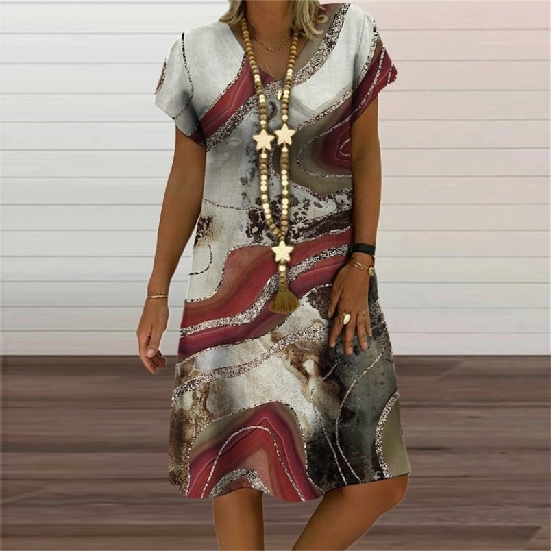 Vintage Print Mini Dress for Women s Summer Autumn Streetwear V Neck Short Sleeve Oversized Loose Casual Dresses Ladies 220613, 11
Vintage Print Mini Dress for Women s Summer Autumn Streetwear V Neck Short Sleeve Oversized Loose Casual Dresses Ladies 220613, 11
