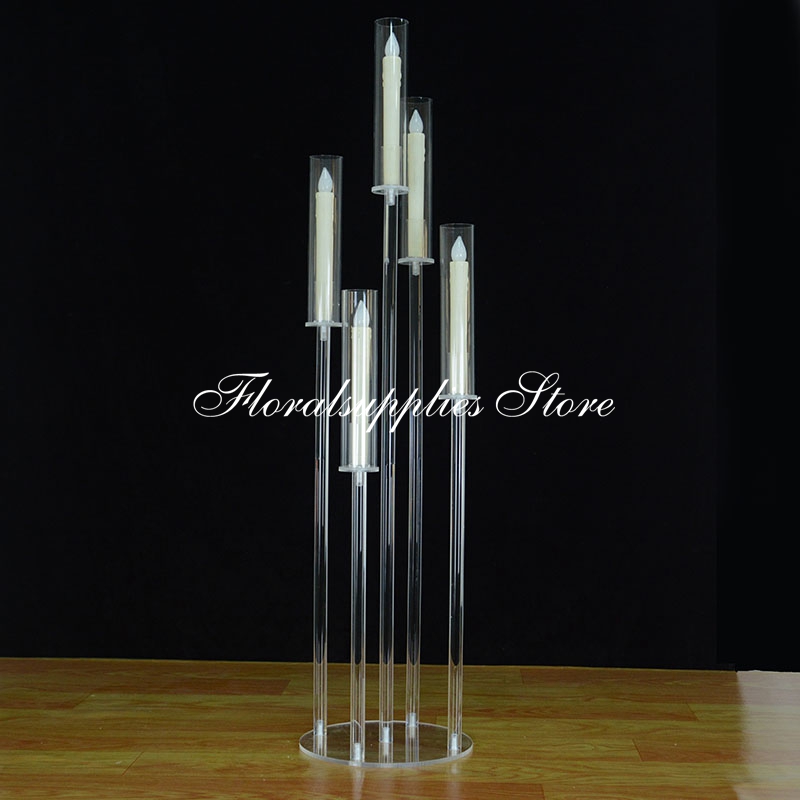 2022 New style 105cm tall Clear Candle Holders wedding centerpiece crystal 5 arms candelabra for party and mariage decoration, As described
2022 New style 105cm tall Clear Candle Holders wedding centerpiece crystal 5 arms candelabra for party and mariage decoration, As described