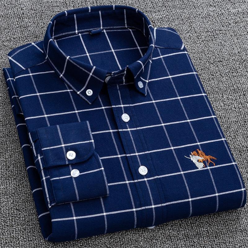 Men's Dress Shirts Spring Autumn Cotton Plaid Shirt Men Long Sleeves Korean Fashion Slim Handsome Striped Casual High QualityMen's Vere22, Navy blue
Men's Dress Shirts Spring Autumn Cotton Plaid Shirt Men Long Sleeves Korean Fashion Slim Handsome Striped Casual High QualityMen's Vere22, Navy blue