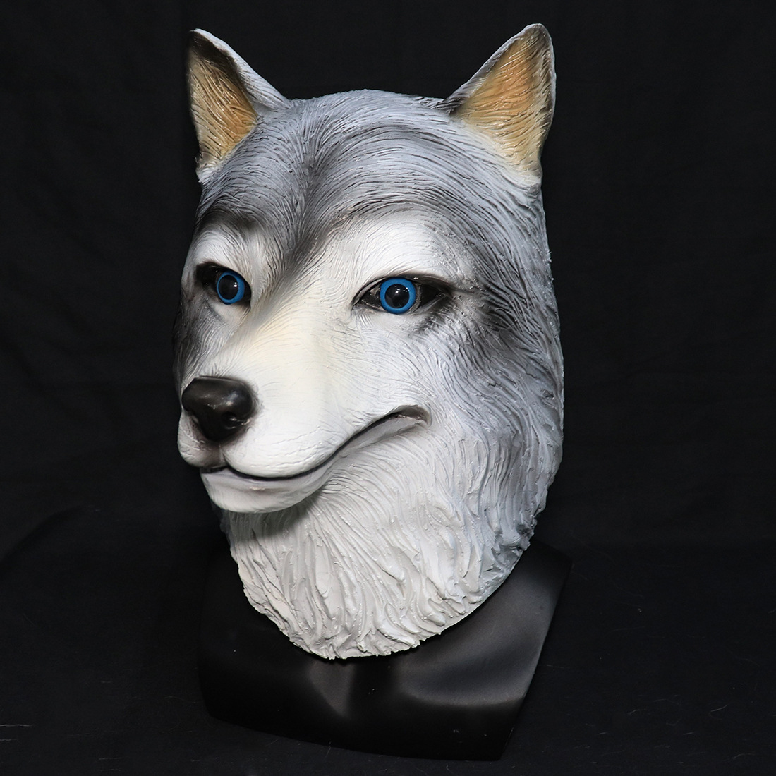 Halloween Werewolf Costume Party Mask Simulation Animal Rotate Headwear Costume Wolf Face Masks Cosplay Masker Party Decoration