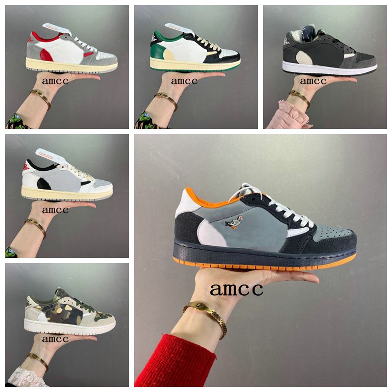 2022 Men Women Casual Shoes Jumpman 1 1S Low OG Travis SP Fragment Scotts Design x 4s TS 6s Grey Red White Black Red Green Brown Sports Basketball Sneakers Box US SIZE 5-11
2022 Men Women Casual Shoes Jumpman 1 1S Low OG Travis SP Fragment Scotts Design x 4s TS 6s Grey Red White Black Red Green Brown Sports Basketball Sneakers Box US SIZE 5-11