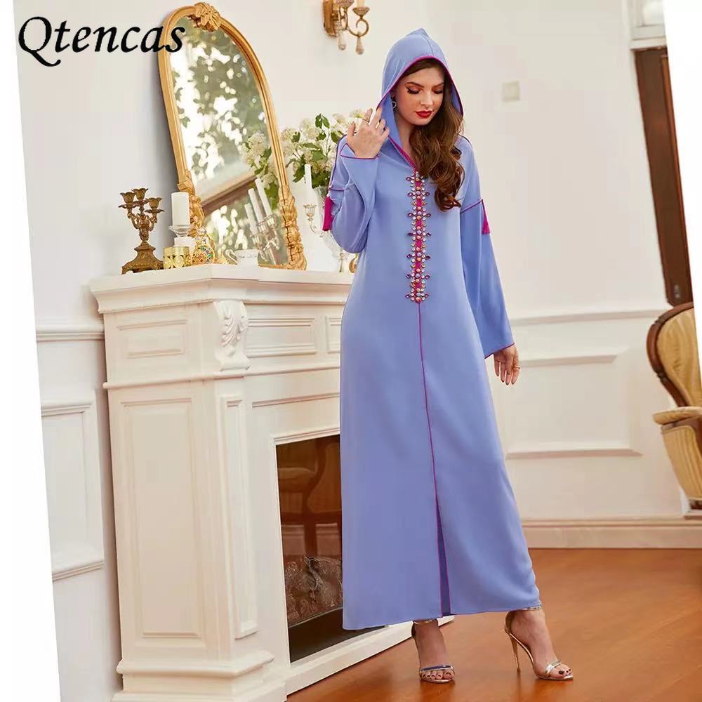 Ramadan Eid Abaya Dubai Muslim Dress Arabic Abayas for Women Islamic Dresses Diamond Beading Vestidos Robe Longue Femme Musulman
Ramadan Eid Abaya Dubai Muslim Dress Arabic Abayas for Women Islamic Dresses Diamond Beading Vestidos Robe Longue Femme Musulman