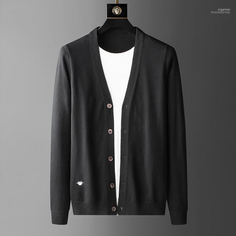 Men's Sweaters Luxury Exquisite Fashion Wool Cardigan Sweater High-end Quality Autumn Coat Youth Leisure Solid Color Men Olga22, Black
Men's Sweaters Luxury Exquisite Fashion Wool Cardigan Sweater High-end Quality Autumn Coat Youth Leisure Solid Color Men Olga22, Black