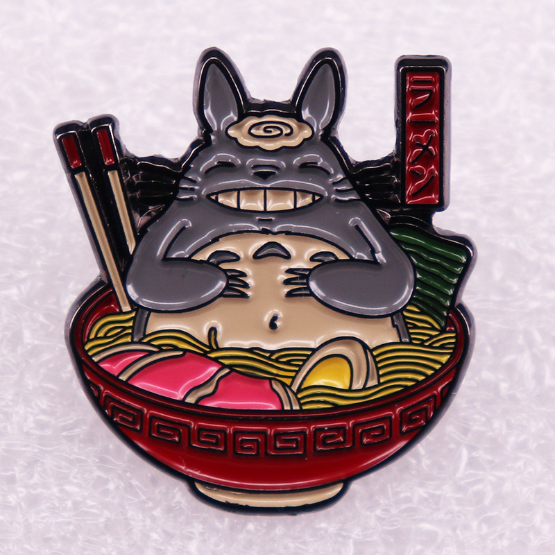 Cat Ramen Pin Anime Noodles Egg Beef Chopsticks Brooch Novelty Cute Food Badge Funny coat backpack decor, As picture
Cat Ramen Pin Anime Noodles Egg Beef Chopsticks Brooch Novelty Cute Food Badge Funny coat backpack decor, As picture