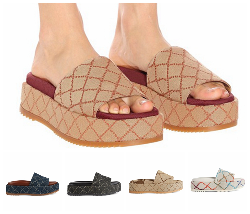 2022 womens fashion wedge slippers 55mm height Platform Sandal mid heel scuffs with box and dust bags, Classical color
2022 womens fashion wedge slippers 55mm height Platform Sandal mid heel scuffs with box and dust bags, Classical color