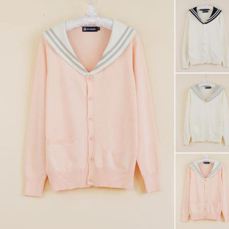 Clothing Sets Preppy Style Cosplay Cardigan Sweater Women School Uniform Sailor Collar JK Japanese Uniforms Knitted SweaterClothing
Clothing Sets Preppy Style Cosplay Cardigan Sweater Women School Uniform Sailor Collar JK Japanese Uniforms Knitted SweaterClothing