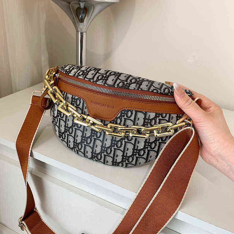 Fanny packs Bodypack Women's Summer Pu Printing Fashion Metal Chain Bags Chest Bag Single Shoulder Messenger Bag 220627
Fanny packs Bodypack Women's Summer Pu Printing Fashion Metal Chain Bags Chest Bag Single Shoulder Messenger Bag 220627