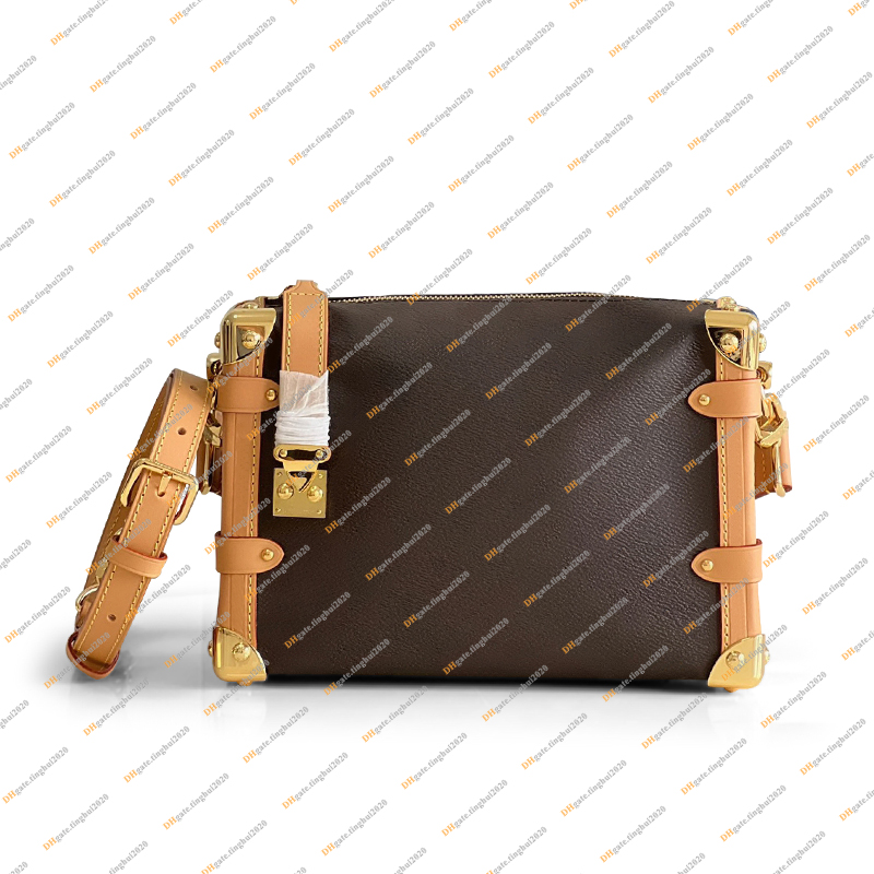 Ladies Fashion Casual Designer Luxury Side Trunk Bag Tote Handbag Crossbody Shoulder Bags High Quality TOP 5A M46358 Purse Pouch, Brown flower 1 / with dust bag 
Ladies Fashion Casual Designer Luxury Side Trunk Bag Tote Handbag Crossbody Shoulder Bags High Quality TOP 5A M46358 Purse Pouch, Brown flower 1 / with dust bag