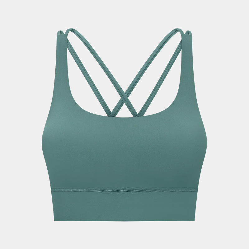 Buttery Women Tops Yoga Tank Soft Sports Bra With Removable Cups Underwear Classic Fashion Vest Skin-Friendly Cross Strap Cami 72HT, Bluish green
Buttery Women Tops Yoga Tank Soft Sports Bra With Removable Cups Underwear Classic Fashion Vest Skin-Friendly Cross Strap Cami 72HT, Bluish green