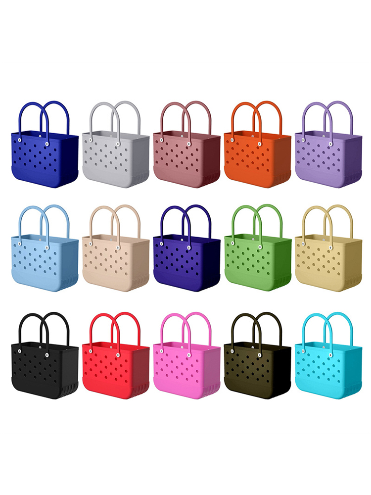 New Rubber Beach Bags EVA with Hole Waterproof Sandproof Durable Open Silicone Tote Bag for Outdoor Beach Pool Sports
New Rubber Beach Bags EVA with Hole Waterproof Sandproof Durable Open Silicone Tote Bag for Outdoor Beach Pool Sports