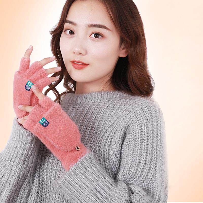 Five Fingers Gloves 1Pair Plush Fingerless Flip Warm Winter Students Women Girl Cute Style Keep Half Finger Daily GlovesForWinter
Five Fingers Gloves 1Pair Plush Fingerless Flip Warm Winter Students Women Girl Cute Style Keep Half Finger Daily GlovesForWinter