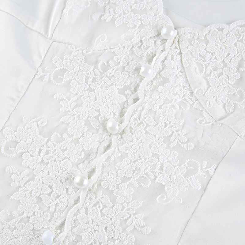 Rockmore Lace Hollow Out Sexy Tops Women Low Cut Camis Button Up Aesthetic Crop Tank Top Casual Night Club Spaghetti Straps 220325