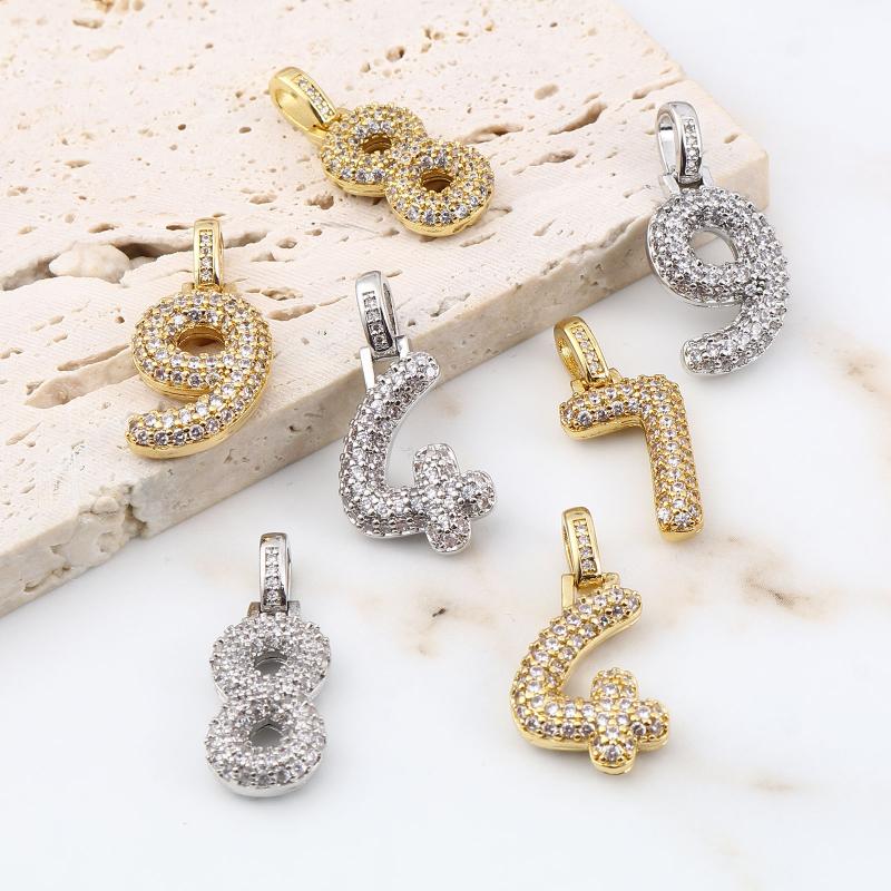 Pendant Necklaces Number 0-9 Charms Copper Micro Pave For Jewelry Making Gold Color Clear Rhinestone Necklace 1PC
Pendant Necklaces Number 0-9 Charms Copper Micro Pave For Jewelry Making Gold Color Clear Rhinestone Necklace 1PC