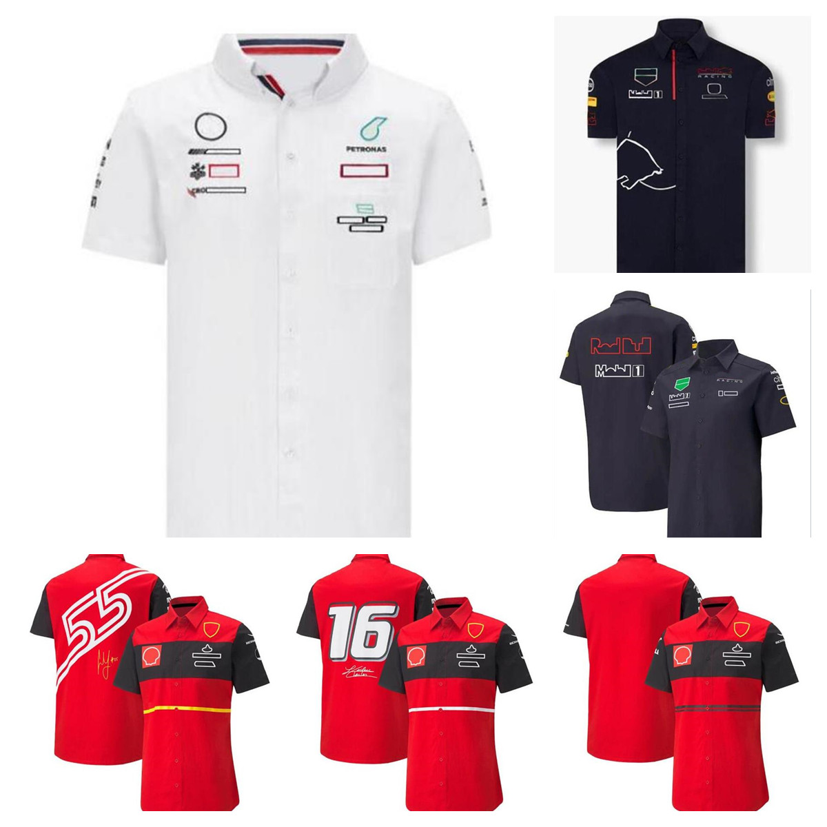 2022F1 Formula One short-sleeved shirt summer team polo shirt with the same custom
2022F1 Formula One short-sleeved shirt summer team polo shirt with the same custom