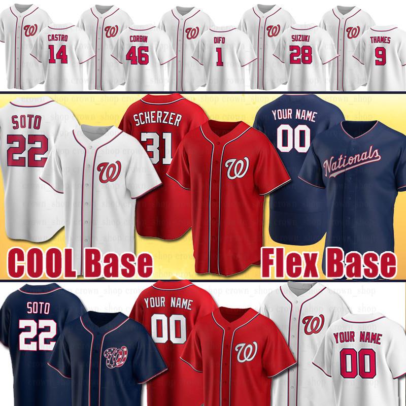 2020 new Nationals Jersey 22 JUAN SOTO 7 Trea Turner 31 MAX SCHERZER 37 Stephen Strasburg Baseball Jerseys 13 Cabrera, Men(guo min)
2020 new Nationals Jersey 22 JUAN SOTO 7 Trea Turner 31 MAX SCHERZER 37 Stephen Strasburg Baseball Jerseys 13 Cabrera, Men(guo min)