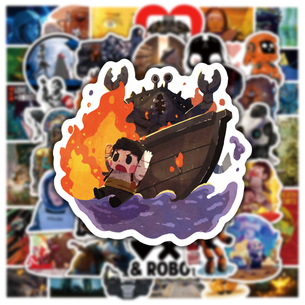50pcs New Love Death And Robots Cartoon Graffiti Stickers Luggage Laptop Ipad Skateboard Guitar Car Sticker Wholesale