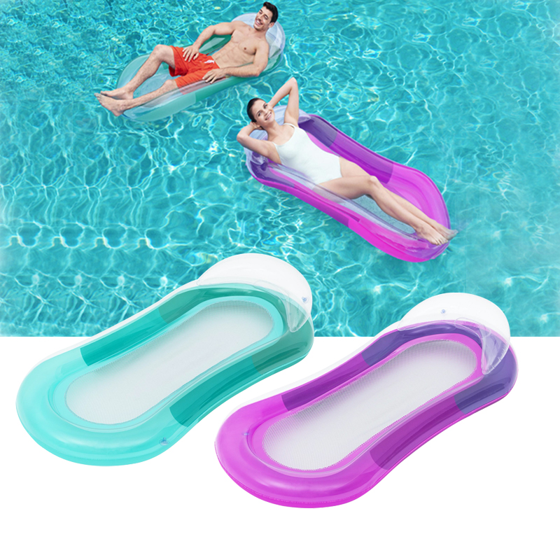 84cm Portable PVC Swimming Inflatable Water Hammock Pool Lounge Water Floating Bed Chair 
84cm Portable PVC Swimming Inflatable Water Hammock Pool Lounge Water Floating Bed Chair