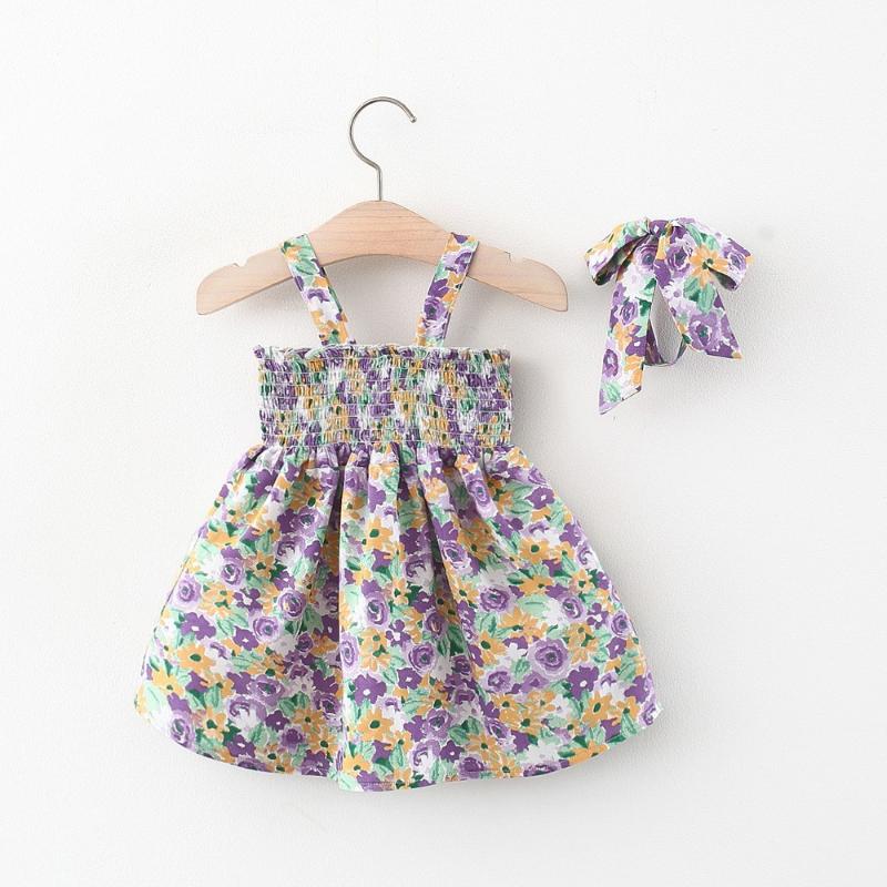 Girl's Dresses Toddler Summer Baby Girl Dress Rose Print Slip Infant Fashion Cute Printed HeadbandGirl's, Purple
Girl's Dresses Toddler Summer Baby Girl Dress Rose Print Slip Infant Fashion Cute Printed HeadbandGirl's, Purple