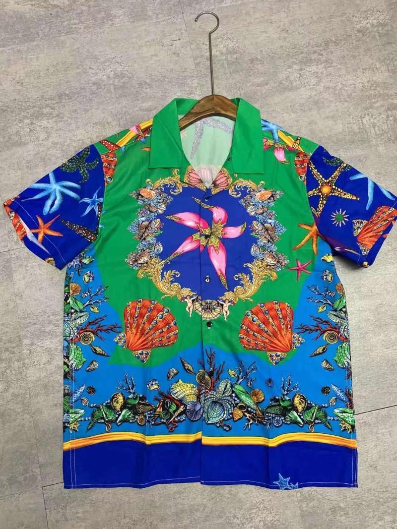 Men's Casual Shirts W2057 Fashion 2022 Runway Luxury European Design Party Style Clothing, Blue
Men's Casual Shirts W2057 Fashion 2022 Runway Luxury European Design Party Style Clothing, Blue
