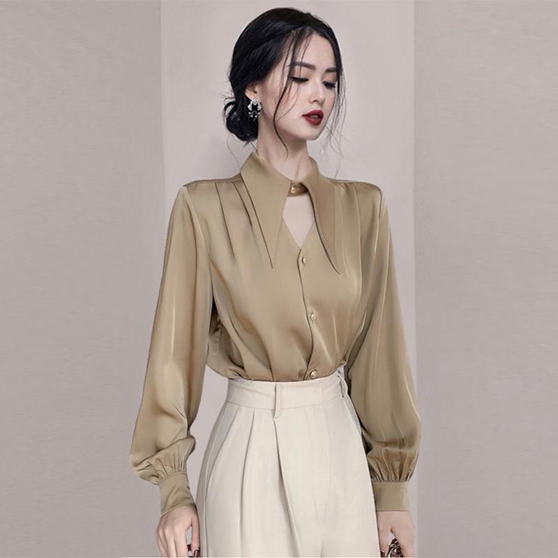 Women' Blouses & Shirts Shirt Womens Tops 2022 Long Sleeve Women DropWomen, Khaki
Women' Blouses & Shirts Shirt Womens Tops 2022 Long Sleeve Women DropWomen, Khaki
