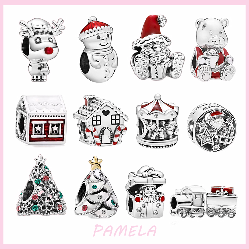 925 Silver Christmas House Charms Day Beads DIY For Pandora Bracelet Holiday Jewelry
925 Silver Christmas House Charms Day Beads DIY For Pandora Bracelet Holiday Jewelry
