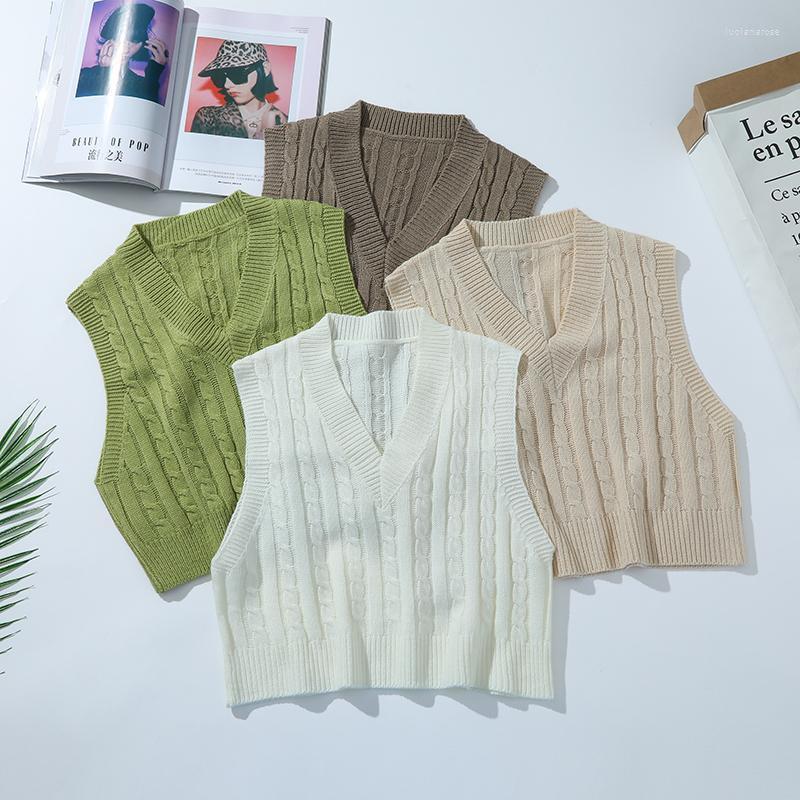 Women' Vests Women Sweater Vest Solid Twist Pattern Knitted Pullover Loose Casual Student All-match V-neck Korean Style Fashion Simple Retr, White shirt
Women' Vests Women Sweater Vest Solid Twist Pattern Knitted Pullover Loose Casual Student All-match V-neck Korean Style Fashion Simple Retr, White shirt