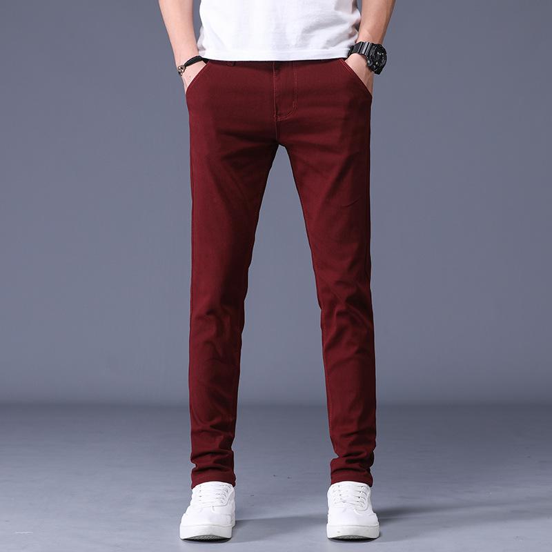 Men's Pants Color Men Casual 2022 Autumn And Spring Cotton Straight Elastic Trousers Brand Red Blue Grey Khaki Large Size 38Men's, Black
Men's Pants Color Men Casual 2022 Autumn And Spring Cotton Straight Elastic Trousers Brand Red Blue Grey Khaki Large Size 38Men's, Black