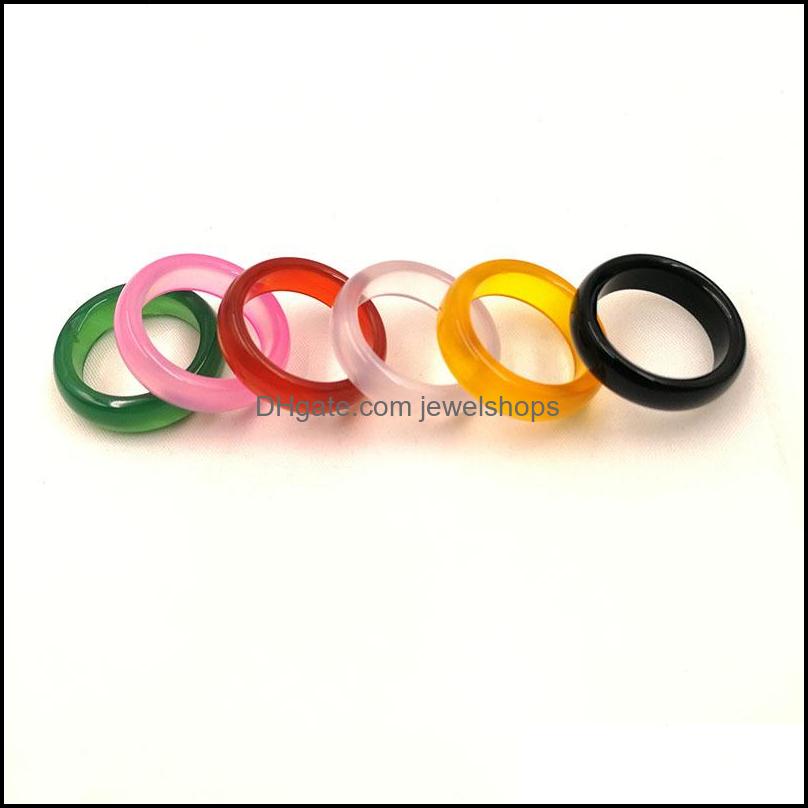 Natural Stone Agate Band Rings For Women Men 8.50 Cts 6Mm Black/Green/Fire Red/Blue/White Mticolored Faceted Gemstone Wedding Ring Drop Deli
Natural Stone Agate Band Rings For Women Men 8.50 Cts 6Mm Black/Green/Fire Red/Blue/White Mticolored Faceted Gemstone Wedding Ring Drop Deli