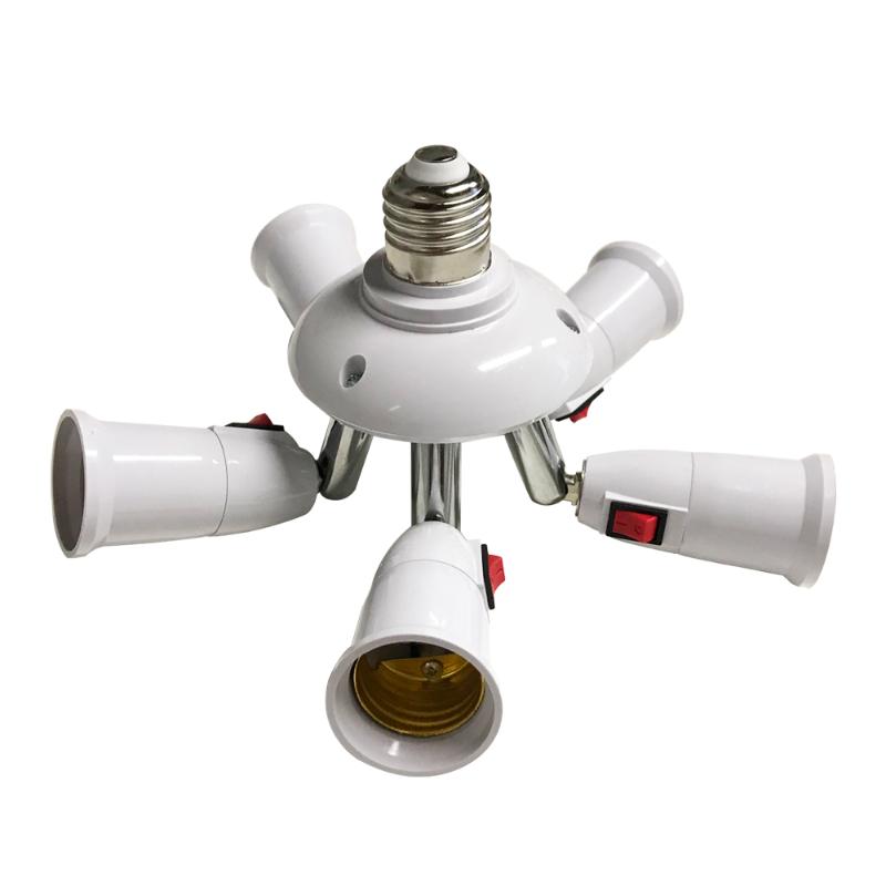 Lamp Holders & Bases Base Splitter 3/4/5 Heads Adapter Converter Socket LED Y Shape Light Bulb Screw HolderLamp
Lamp Holders & Bases Base Splitter 3/4/5 Heads Adapter Converter Socket LED Y Shape Light Bulb Screw HolderLamp