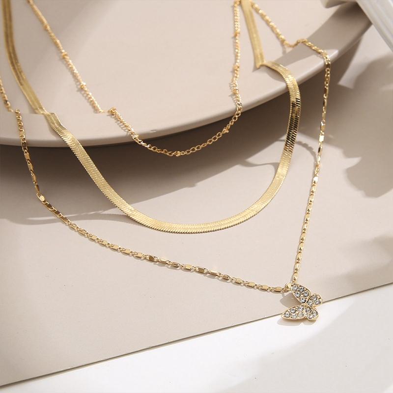 Pendant Necklaces Fashion Cute Butterfly Moon Three Layers Chains Necklace For WomenPendant
Pendant Necklaces Fashion Cute Butterfly Moon Three Layers Chains Necklace For WomenPendant