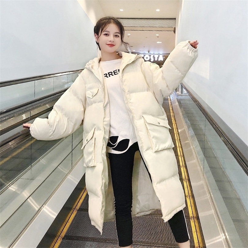 GOOHOJIO New High Quality Hooded Warm Oversize Coat warm solid color women Parka With hood Autumn Winter Women Long Jackets 201109, Beige
GOOHOJIO New High Quality Hooded Warm Oversize Coat warm solid color women Parka With hood Autumn Winter Women Long Jackets 201109, Beige