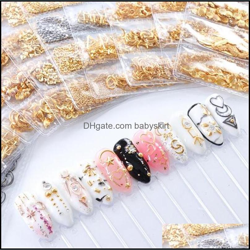 Nail Art Decorations Salon Health Beauty New Mixed 3D Diy Hollow Metal Frame Gold Rivet Manicure Accessories Shell Slider Studs Drop Deliv
Nail Art Decorations Salon Health Beauty New Mixed 3D Diy Hollow Metal Frame Gold Rivet Manicure Accessories Shell Slider Studs Drop Deliv