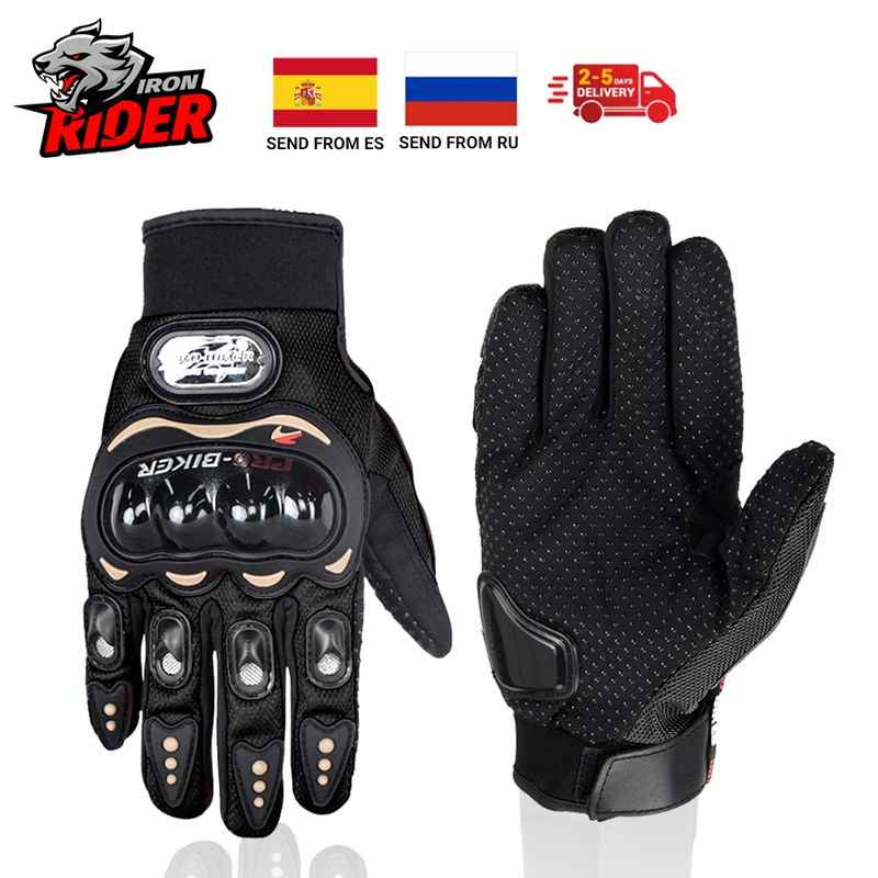 

Motorcycle Gloves Men Wearable Moto Motocross Motorbike Breath Mesh Touch Screen Racing Biker Protective Gears Glove 220812