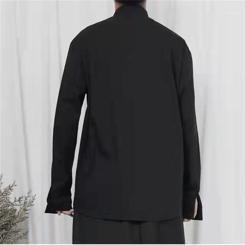 Men' Casual Shirts Long Sleeved Loose Shirt Autumn Large Japanese Simple Dark Yamamoto Handsome, Black
Men' Casual Shirts Long Sleeved Loose Shirt Autumn Large Japanese Simple Dark Yamamoto Handsome, Black