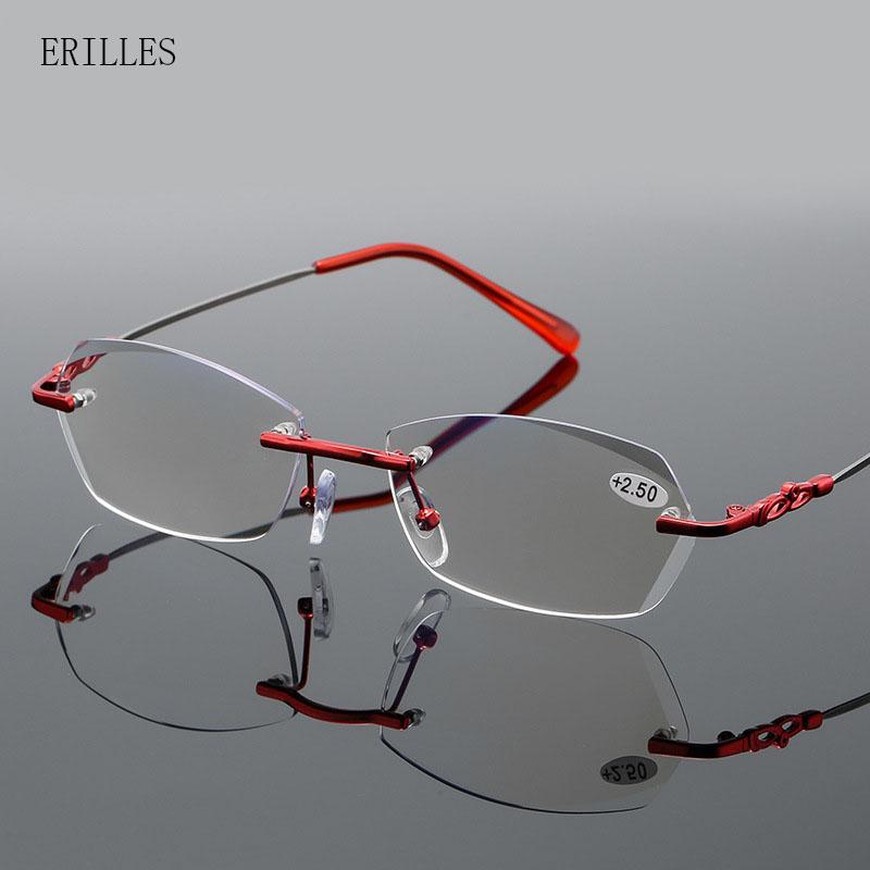 Sunglasses Anti Blue Light Reading Glasses Women Rimless Presbyopic Eyewear For Readers 1.0 1.5 2.0 2.5 3.0 3.5 4.0 EyeglassesSunglasses
Sunglasses Anti Blue Light Reading Glasses Women Rimless Presbyopic Eyewear For Readers 1.0 1.5 2.0 2.5 3.0 3.5 4.0 EyeglassesSunglasses