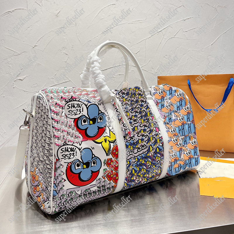 Graffiti Shoulder Bags Luxury Deisgner Duffle Bag Large Capacity Crossbody Women Travel Handbags Business Totes Fashion Handle Luggage Leather Tote, Multi-color
Graffiti Shoulder Bags Luxury Deisgner Duffle Bag Large Capacity Crossbody Women Travel Handbags Business Totes Fashion Handle Luggage Leather Tote, Multi-color