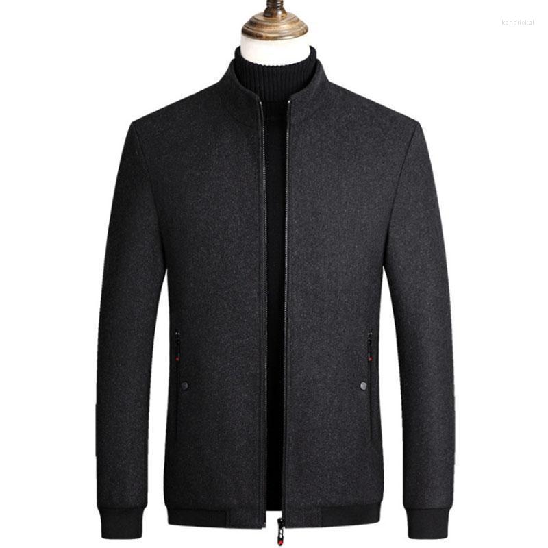 Men's Wool & Blends Spring Autumn Men Woolen Jacket Stand Collar Business Casual Short Coat Slim Fit Fashion Mens Kend22, Black
Men's Wool & Blends Spring Autumn Men Woolen Jacket Stand Collar Business Casual Short Coat Slim Fit Fashion Mens Kend22, Black