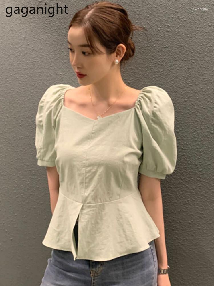 Women's Blouses & Shirts Gaganight Women Square Collar Puff Sleeves Stitching Top 2022 Korean Chic Summer Gentle Temperament Lotus Leaf Slit, White
Women's Blouses & Shirts Gaganight Women Square Collar Puff Sleeves Stitching Top 2022 Korean Chic Summer Gentle Temperament Lotus Leaf Slit, White