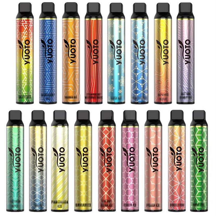 Authentic Yuoto Luscious 3000 Puffs Vapes Cigarette 8ml Pods 1350mAh battery 22 colors Disposable E-cigarette Kit253N236D
Authentic Yuoto Luscious 3000 Puffs Vapes Cigarette 8ml Pods 1350mAh battery 22 colors Disposable E-cigarette Kit253N236D