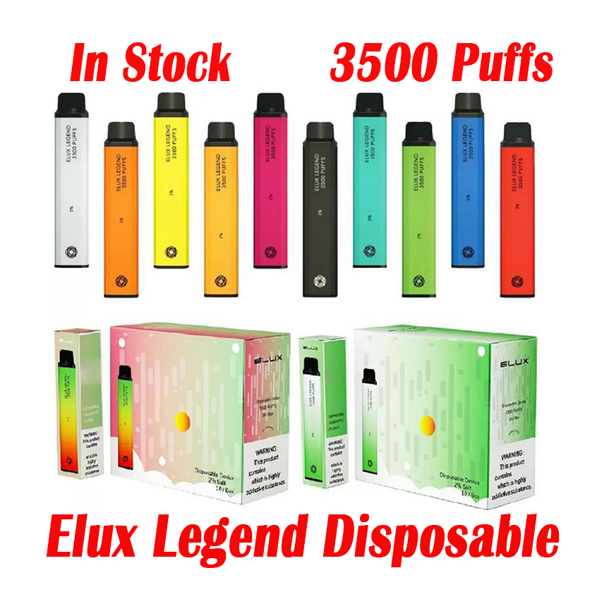 ELUX LEGEND Disposable E cigarette Device Pod Kit Strength 2% 20mg 3500 Puffs 1500mAh Battery Prefilled 10ml Cartridge Vape Stick Pen
ELUX LEGEND Disposable E cigarette Device Pod Kit Strength 2% 20mg 3500 Puffs 1500mAh Battery Prefilled 10ml Cartridge Vape Stick Pen