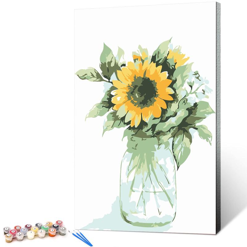 Paintings Paint By Number Color Angel DIY Oil Acrylic Numbers For Kids Painting On Canvas Home Decoration(Sunflower)
Paintings Paint By Number Color Angel DIY Oil Acrylic Numbers For Kids Painting On Canvas Home Decoration(Sunflower)