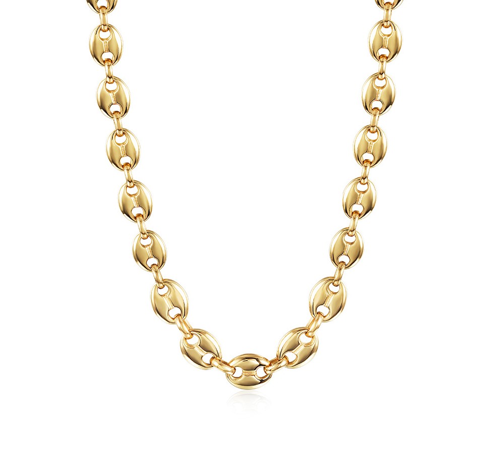 Chains Punk Coffee Beans Link Chain Choker Necklace Women Stainless Steel Gold Color Hip Hop Rock Necklaces Men Jewelry P3022Chains
Chains Punk Coffee Beans Link Chain Choker Necklace Women Stainless Steel Gold Color Hip Hop Rock Necklaces Men Jewelry P3022Chains
