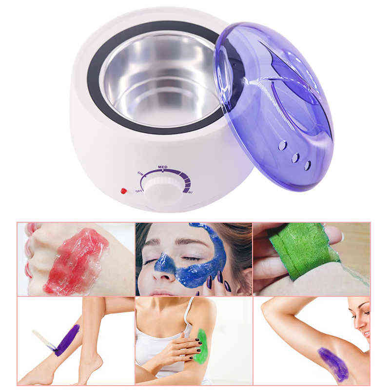 NXY Epilator Hair Removal Wax Machine Heater Dipping Pot Bean Wood Stickers ing Kit for Women Depilation 0418