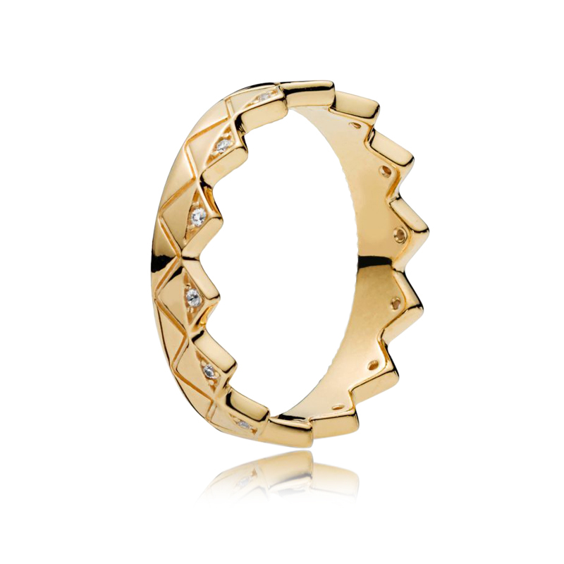 Yellow gold plated Geometric Crown Ring Women mens designer Rings with Original box set for Pandora 925 Sterling Silver RING
Yellow gold plated Geometric Crown Ring Women mens designer Rings with Original box set for Pandora 925 Sterling Silver RING